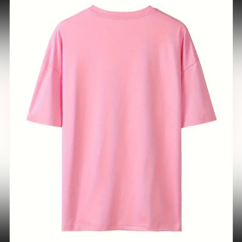 NIP Pink She Is Short Sleeve and Short Set - Picture 3 of 4